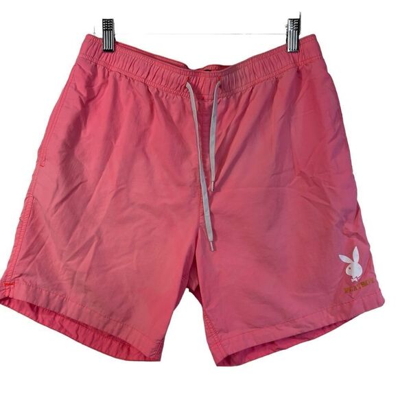 PacSun Playboy Nylon Beach Shorts neon short - Picture 3 of 16